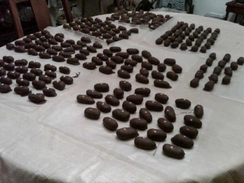 Again ~ sorry about the quality ~ but HELLO Easter eggs (and this was only half of what we did!!)